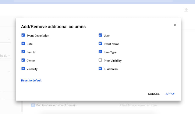 Una forma más sencilla de ver los cambios de visibilidad de los archivos de Google Drive