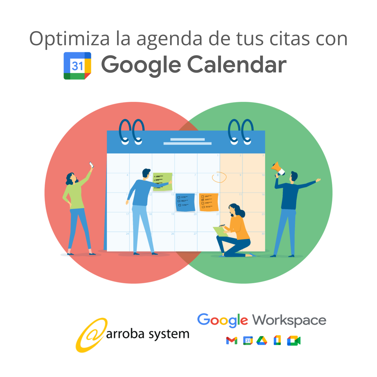 Optimiza la agenda de tus citas con Google Calendar Arroba