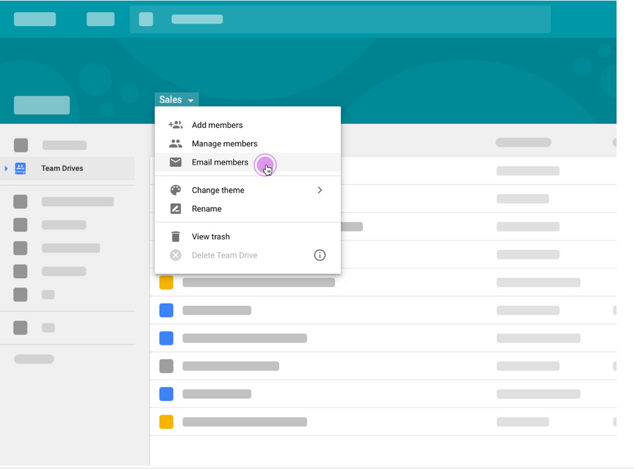 Blog-Envía emails a los miembros de un Team Drive