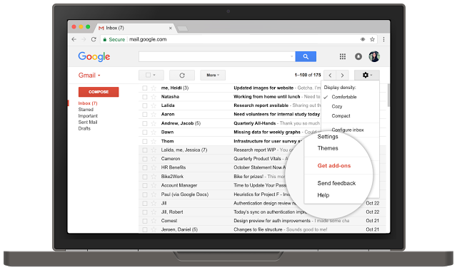 Blog-Aproveche Recibidos al máximo con los complementos de Gmail
