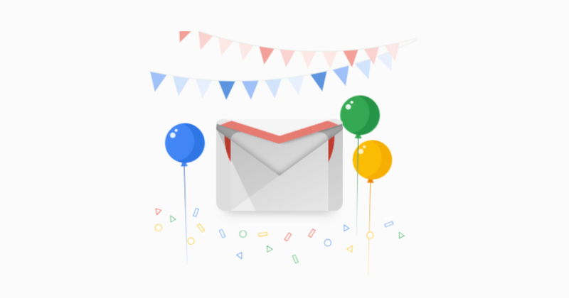 9 años cumple Gmail