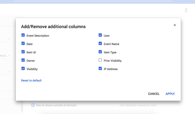 Una forma más sencilla de ver los cambios de visibilidad de los archivos de Google Drive