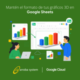 Mantén el formato de tus gráficos 3D en  Google Sheets