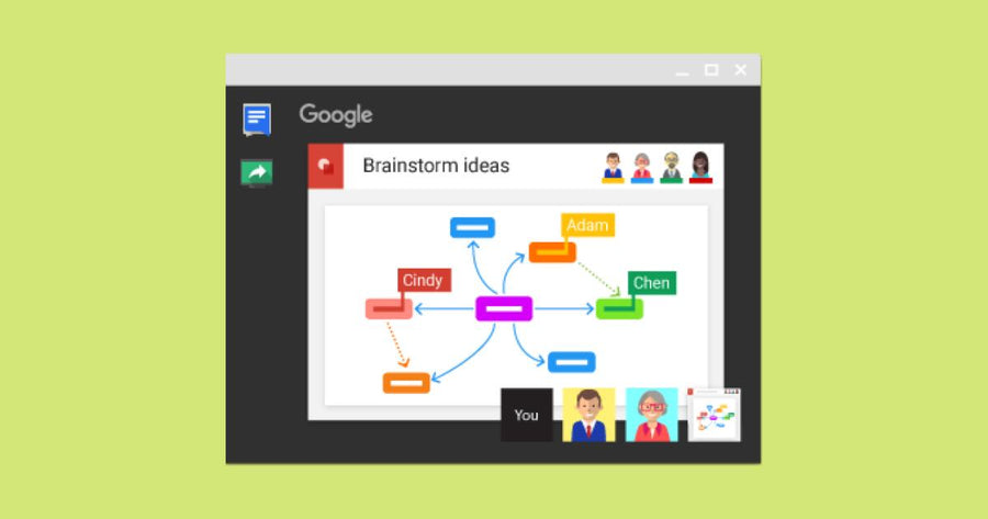Menciona a un usuario en un documento de Google