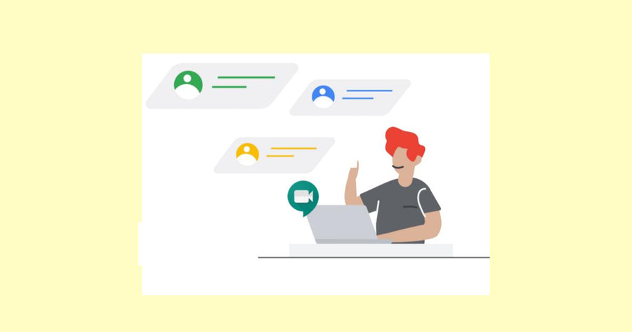 Función de levantar la mano ahora disponible en dispositivos de hardware de Google Meet