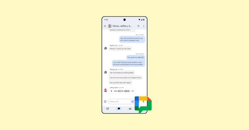 Transcripción de mensajes de voz ahora disponible en Google Chat