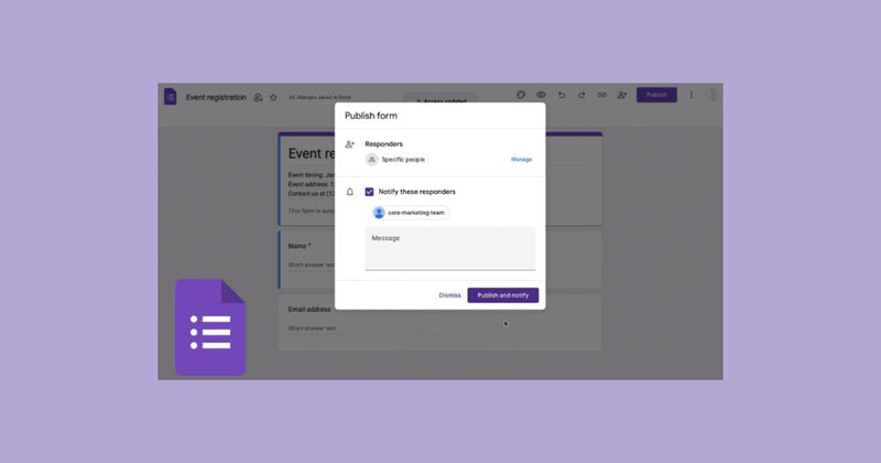 Nueva función beta para agregar opciones de control detalladas para quiénes pueden responder en Formularios de Google