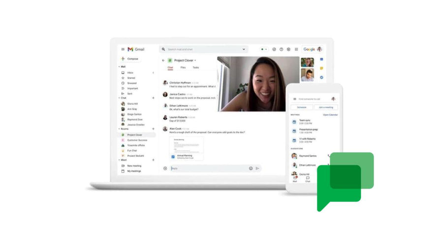 Cita un mensaje anterior en Google Chat