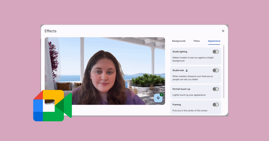 Mejora sutilmente tu apariencia con los retoques para retratos en Google Meet para la Web