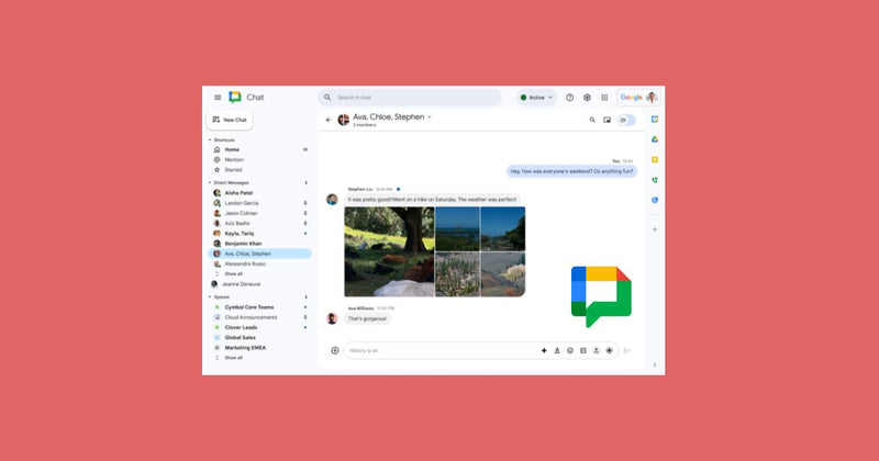 Sube múltiples archivos multimedia a un solo mensaje en Google Chat