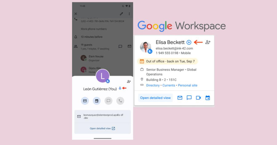 Registra y comparte la pronunciación de tu nombre en los productos de Google Workspace