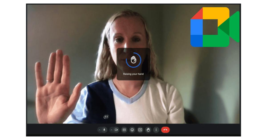 Levanta la mano con detección de gestos en Google Meet