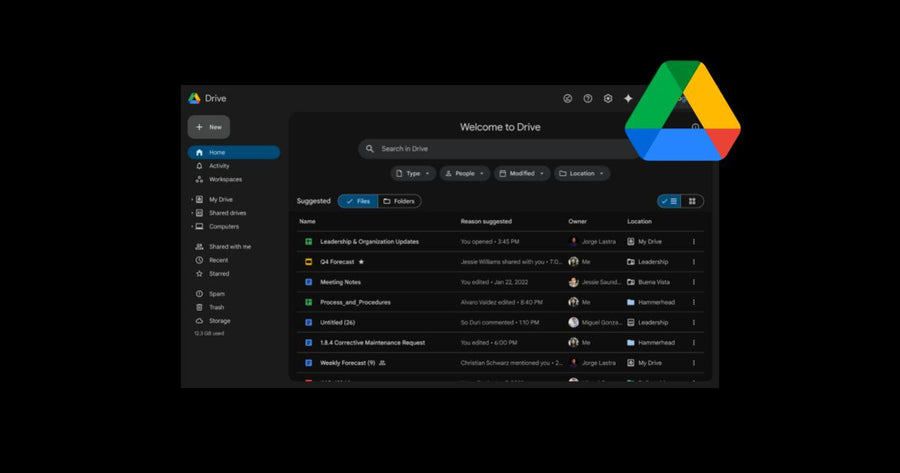 El modo oscuro está ahora disponible en Google Drive en la Web