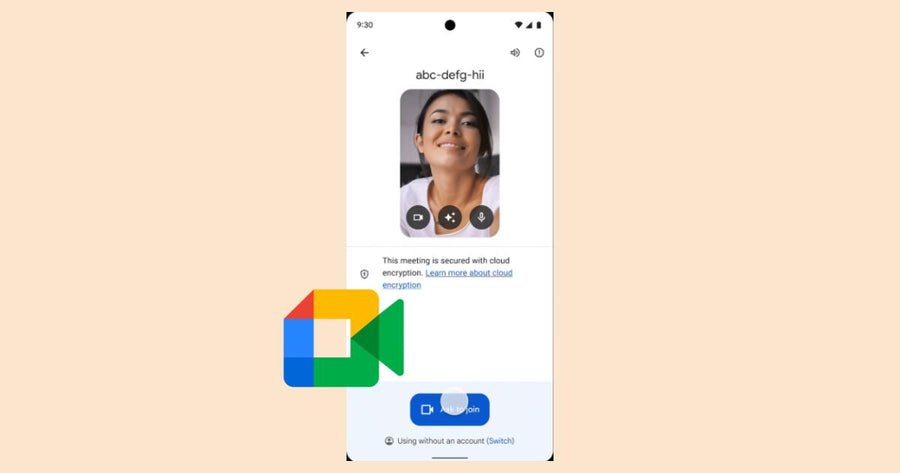 Únete a reuniones como invitado sin una Cuenta de Google en dispositivos móviles