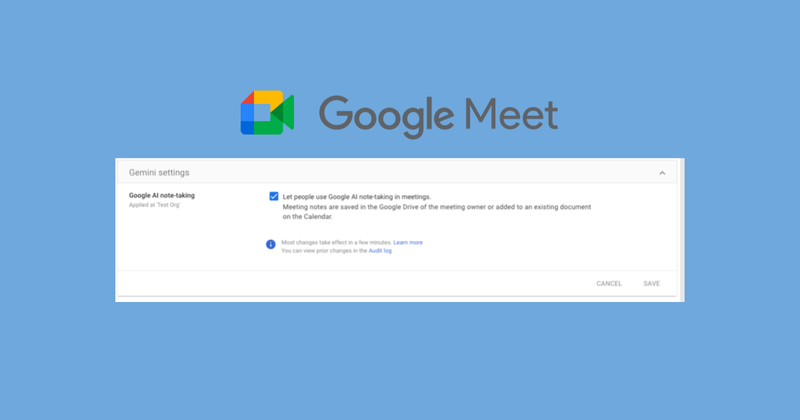 "Toma notas por mí" en Google Meet se implementará pronto