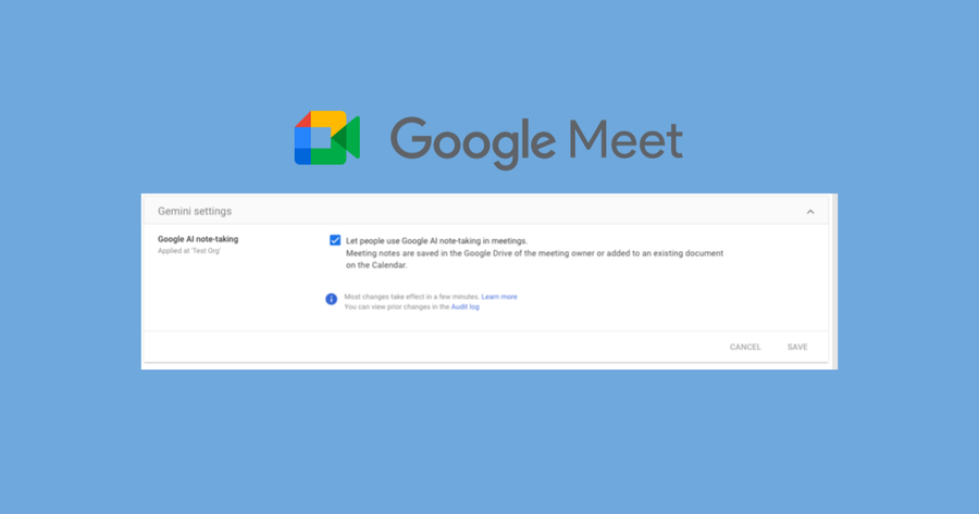 "Toma notas por mí" en Google Meet se implementará pronto
