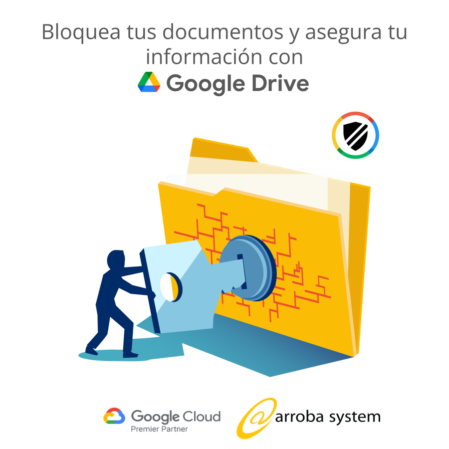 Bloquea tus documentos y asegura tu información con  Google Drive
