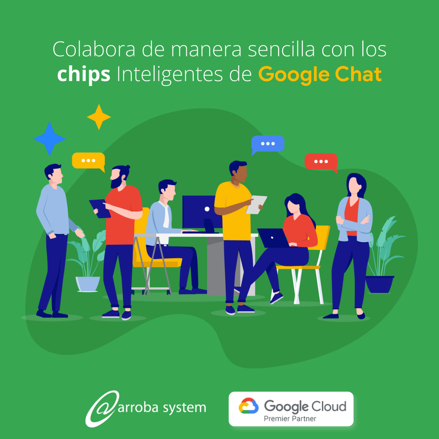 Colabora de manera sencilla con los Chips inteligentes de Google chat