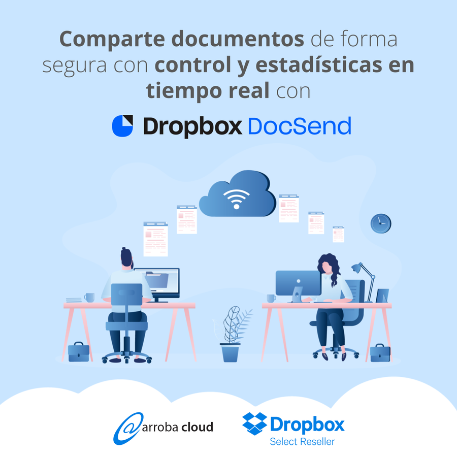 Comparte documentos de forma segura con control y estadísticas en tiempo real con DocSend