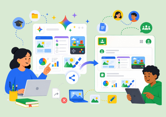 Comparte tus proyectos de Gemini Canvas directamente en Google Classroom