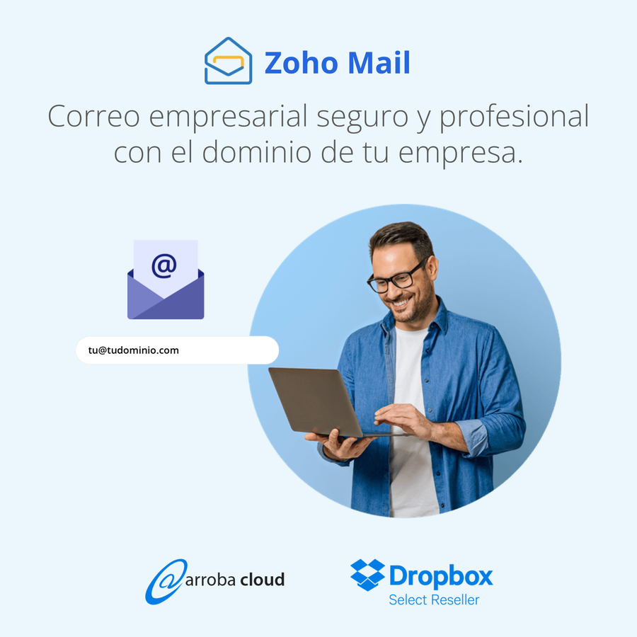 Correo empresarial seguro y sin publicidad con Zoho Mail