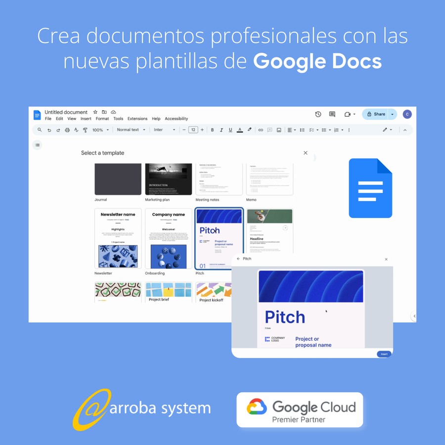 Crea documentos profesionales con las nuevas plantillas de Google Docs