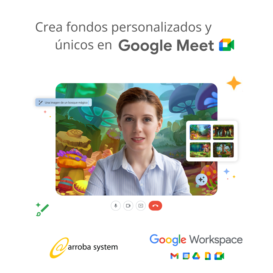 Crea fondos personalizados y únicos en Google Meet