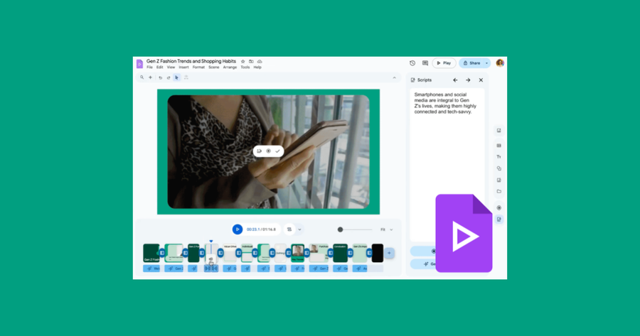 ¿Crear un video profesional sin grabarte ni una sola vez? Ya es posible con Google Vids