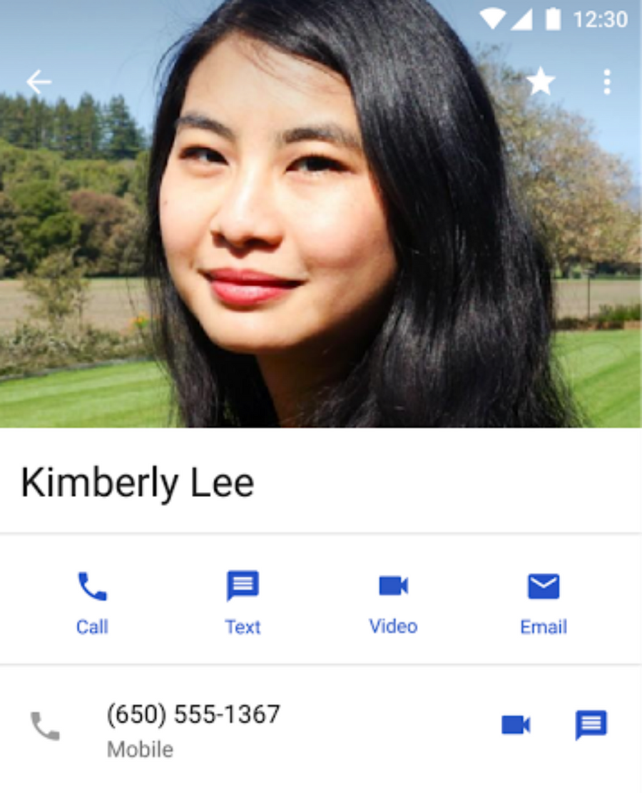 Blog-Nuevas características para la app de Contactos en Android