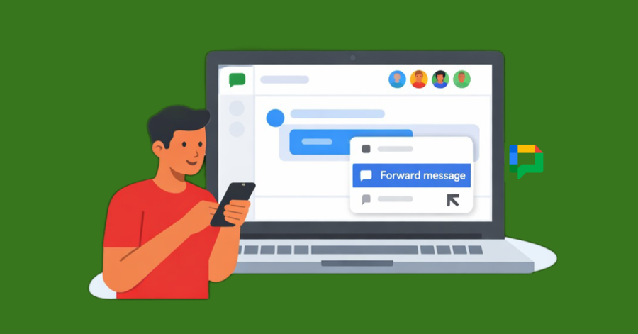 Reenviar mensajes en Google Chat: menos pasos, más claridad