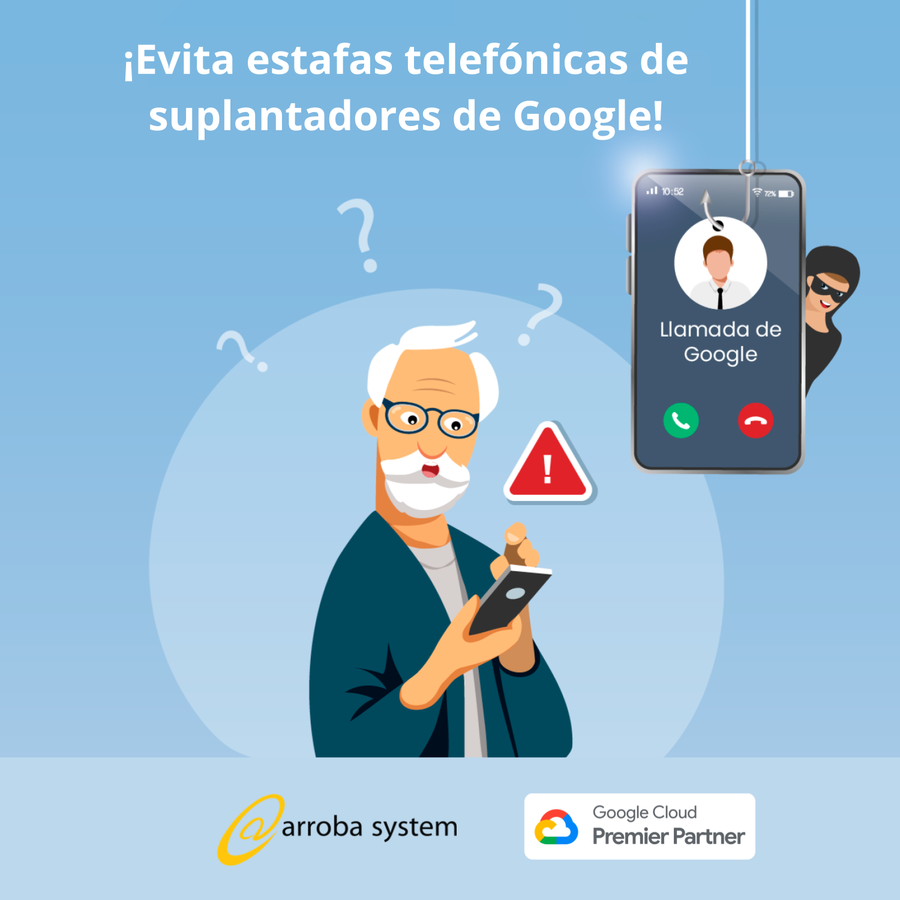 Evita estafas telefónicas: cómo protegerte de suplantadores de Google