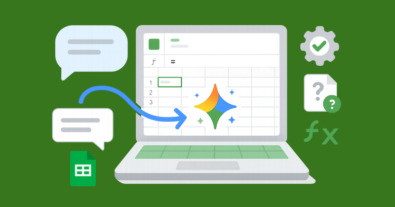 ¿Fórmulas en Google Sheets sin dolor de cabeza? Ahora sí, gracias a Gemini
