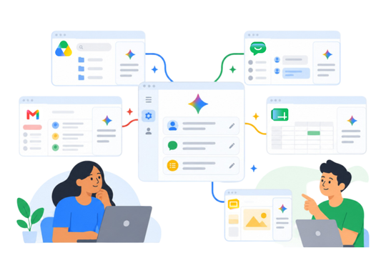 Gemini amplía sus instrucciones personalizadas a Gmail, Drive, Chat, Sheets y Slides