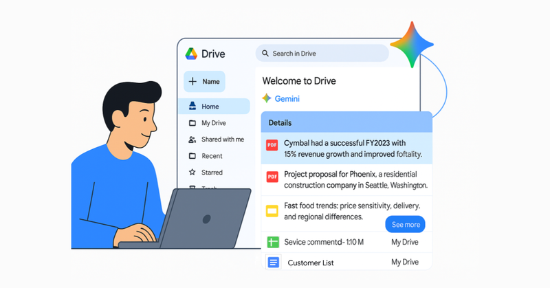 Gemini ya te ahorra clics en Google Drive (y te resume todo sin que lo pidas)