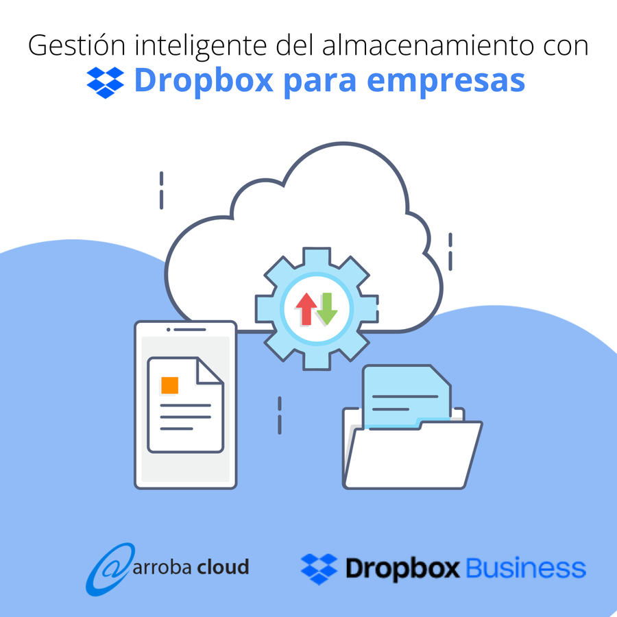 Gestión inteligente del almacenamiento con Dropbox para Empresas.