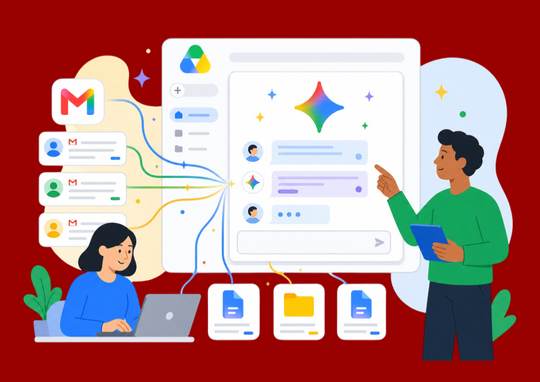 Gmail ya puede ser una fuente de información en Preguntarle a Gemini en Drive