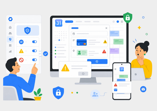 Google Calendar ahora protege datos sensibles con Data Loss Prevention (DLP)