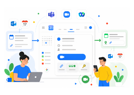 Google Calendar facilita unirse a reuniones de Teams, Zoom y Webex