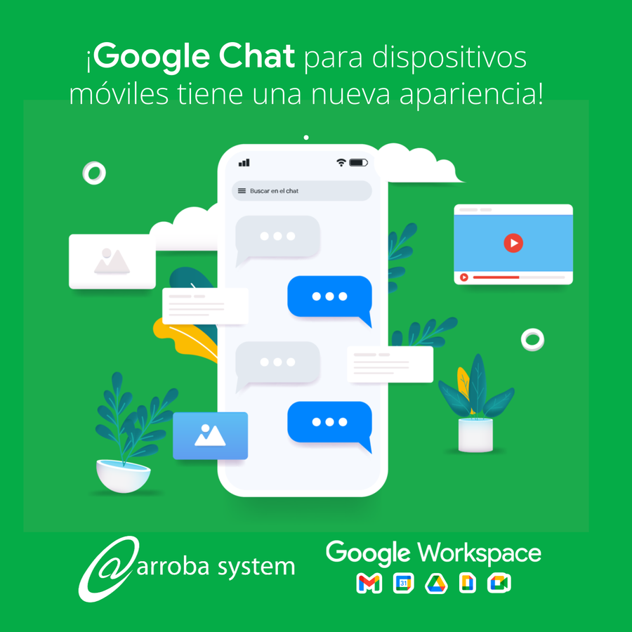¡Google Chat para dispositivos móviles tiene una nueva apariencia!
