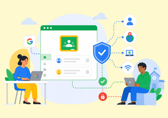 Google Classroom estrena Acceso Adaptado al Contexto para reforzar la seguridad