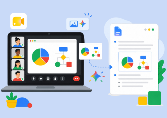 Google Meet ahora agrega capturas de pantalla a las notas