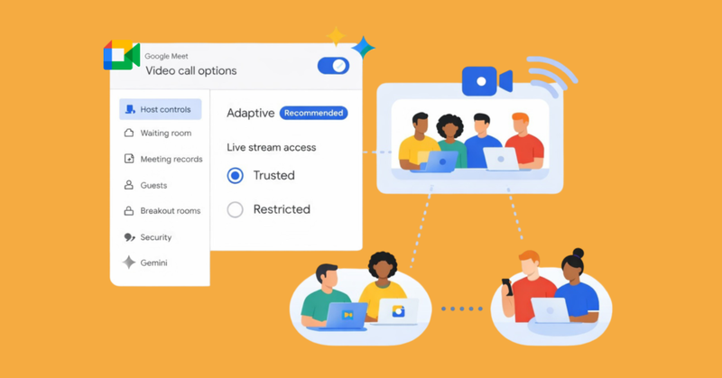 Google Meet ahora te deja invitar externos a tus transmisiones en vivo (y también limitar el acceso interno)