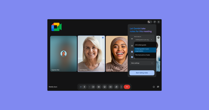 Google Meet ahora toma notas por ti... ¡y también te dice qué hacer después!