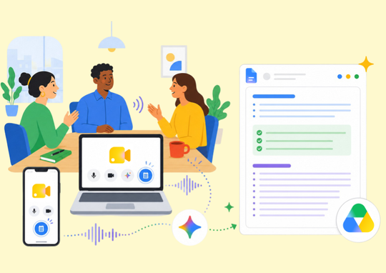 Google Meet ya puede tomar notas por ti en reuniones presenciales