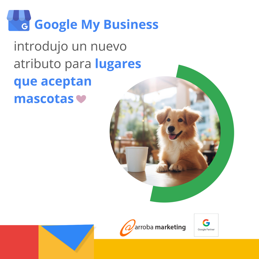 Google My Business introdujo un nuevo atributo para lugares que aceptan mascotas