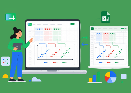Google Sheets mejora sus gráficos de dispersión para comparar diferentes datos fácilmente
