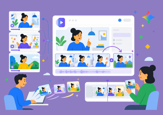Google Vids incorpora nuevas funciones de Veo para crear videos más largos y generar varios al mismo tiempo