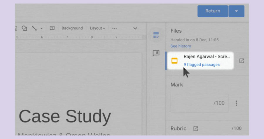 Los informes de originalidad ahora están disponibles para los archivos de Slides de Google
