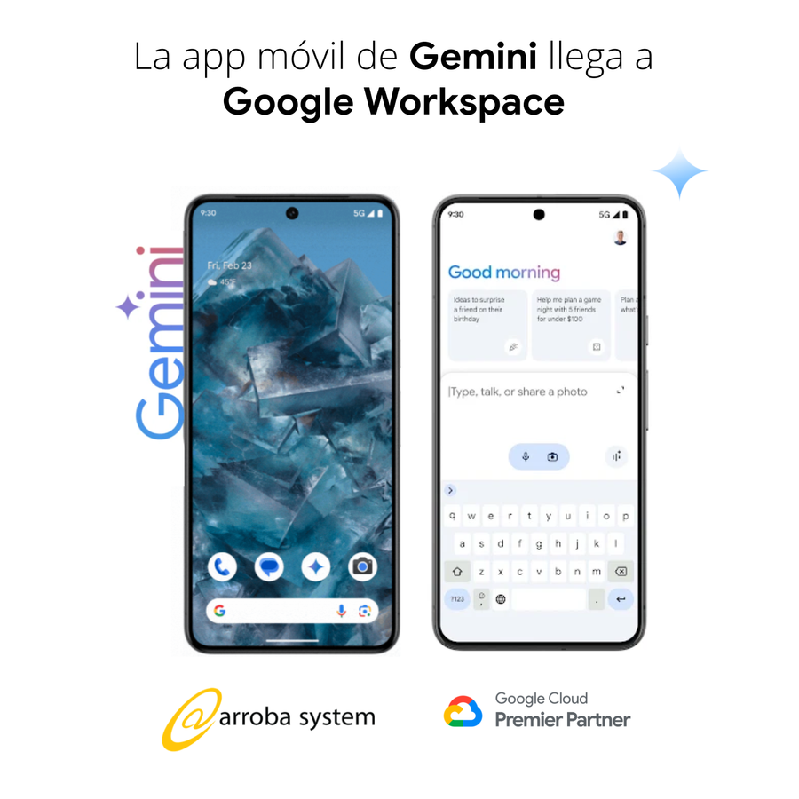 La app móvil de Gemini: llega a Google Workspace productividad sin límites