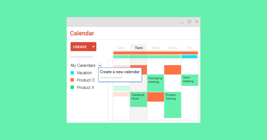 Administra tus lanzamientos de productos a través de un calendario